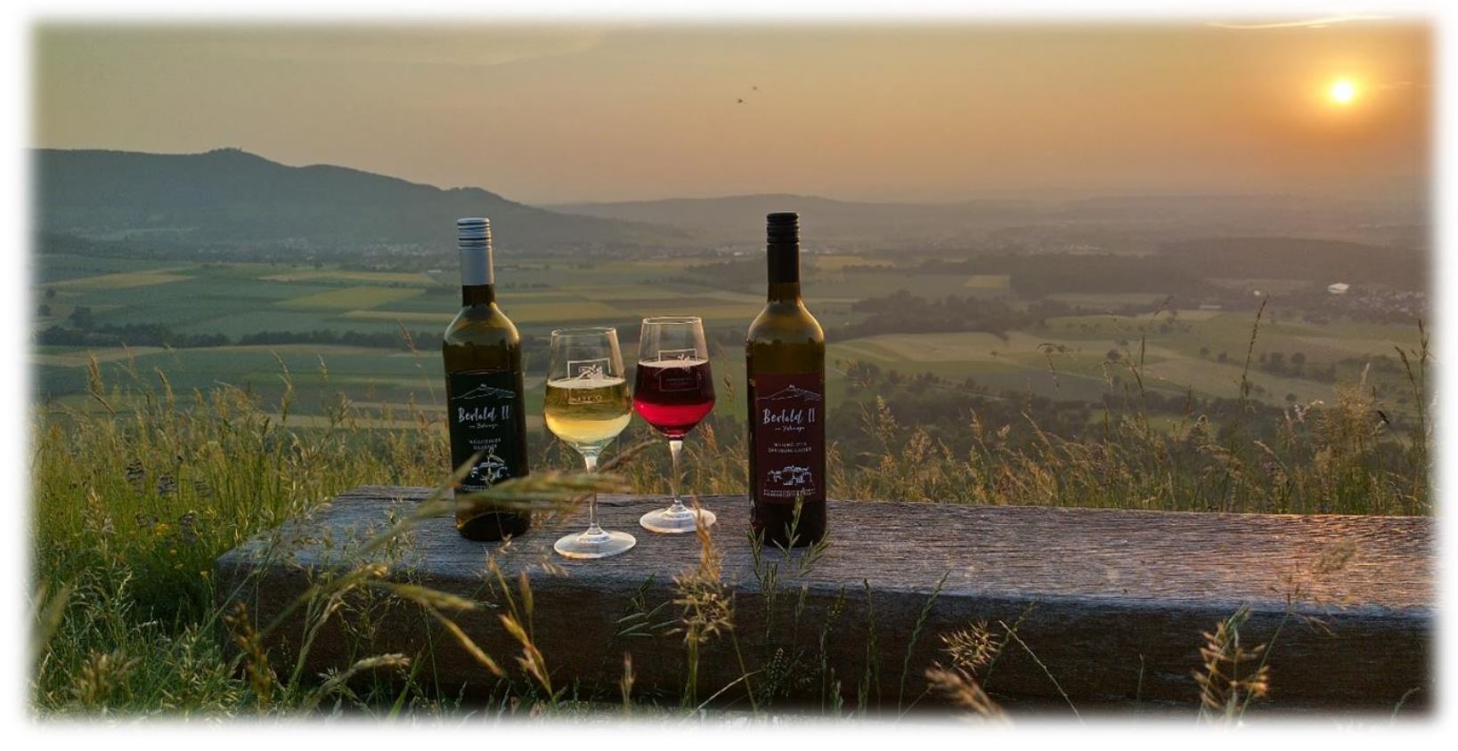 Sundowner mit neuen Bertoldweinen